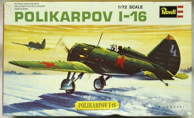 Revell 1/72 Polikarpov I-16 - Great Britain Issue, H635 plastic model kit